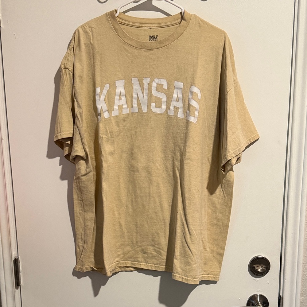 MV Sport Tan Kansas Men's T-Shirt